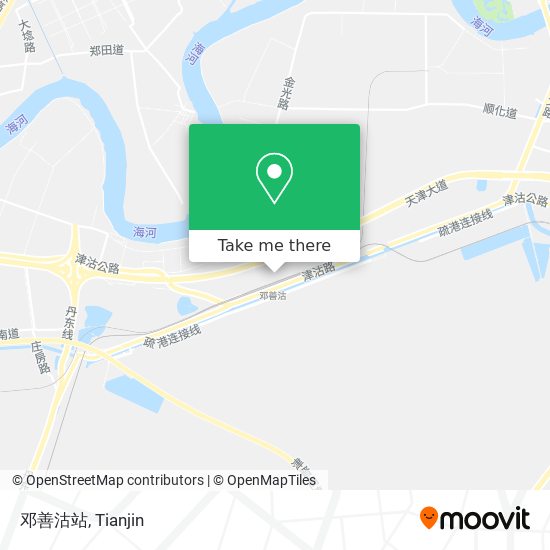 邓善沽站 map