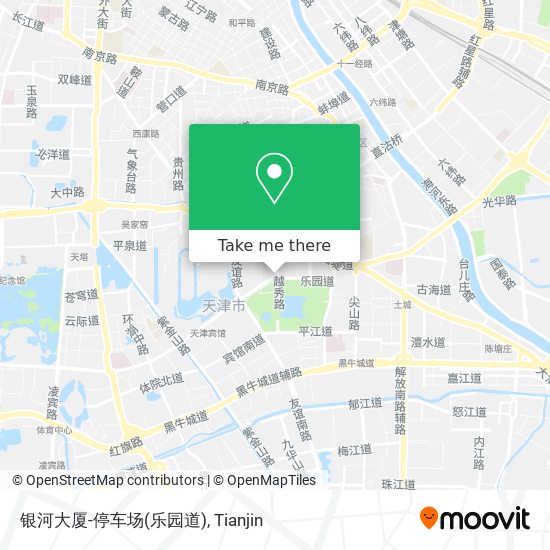 银河大厦-停车场(乐园道) map