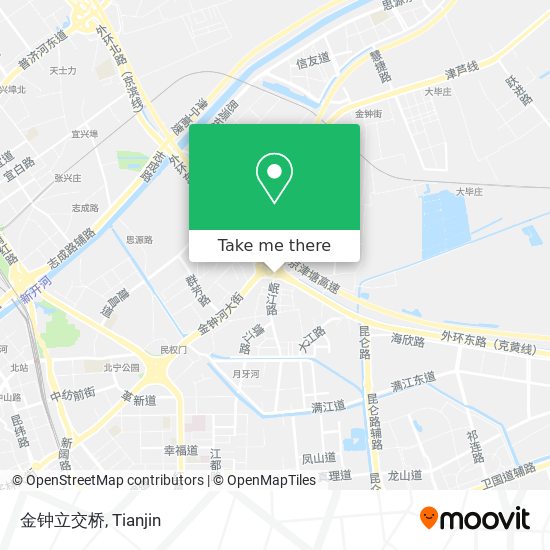 金钟立交桥 map