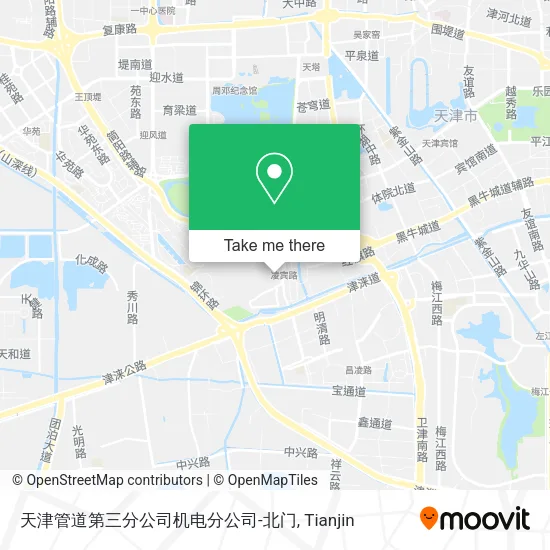 天津管道第三分公司机电分公司-北门 map