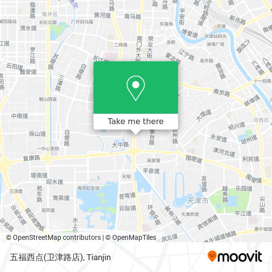 五福西点(卫津路店) map