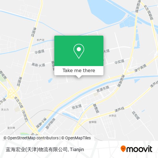 蓝海宏业(天津)物流有限公司 map