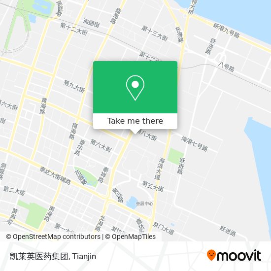 凯莱英医药集团 map