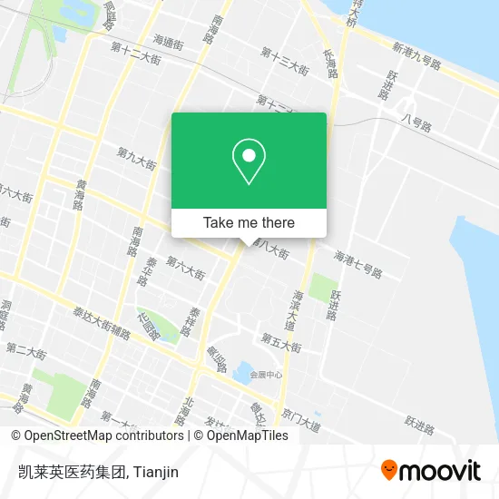 凯莱英医药集团 map