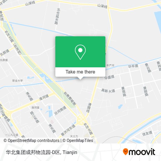 华北集团成邦物流园-D区 map