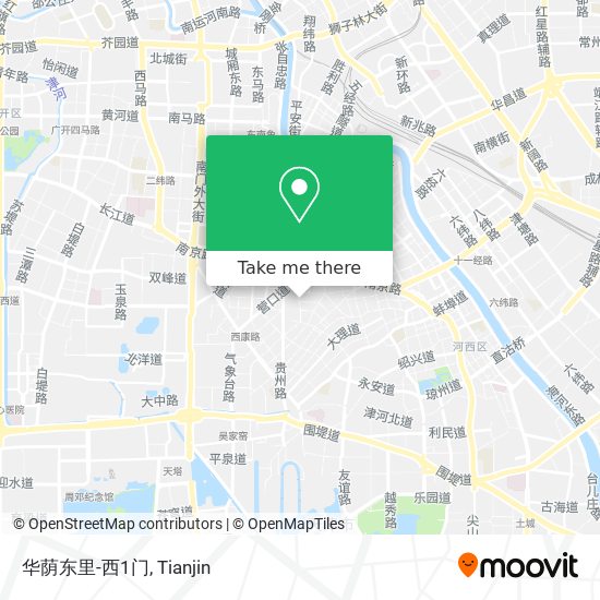 华荫东里-西1门 map