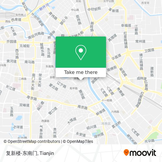 复新楼-东南门 map