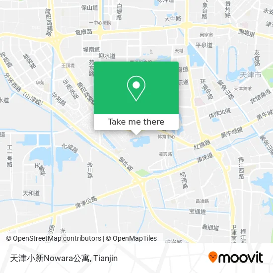 天津小新Nowara公寓 map