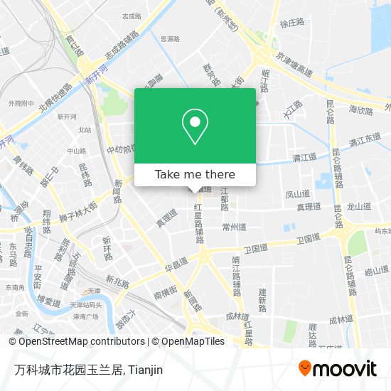 万科城市花园玉兰居 map