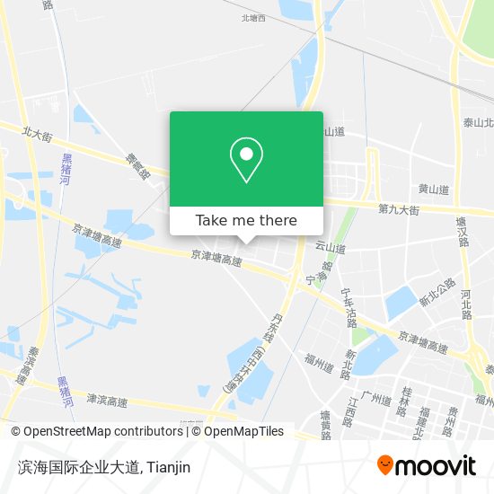 滨海国际企业大道 map