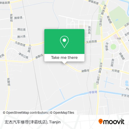 宏杰汽车修理(津霸线店) map