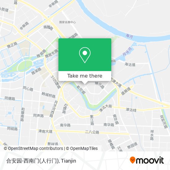 合安园-西南门(人行门) map