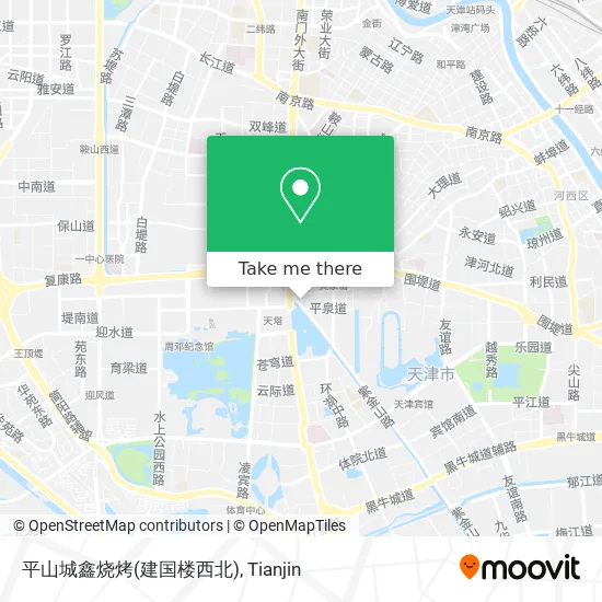 平山城鑫烧烤(建国楼西北) map