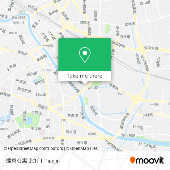 蝶桥公寓-北1门 map