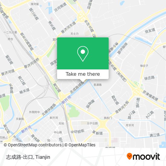 志成路-出口 map