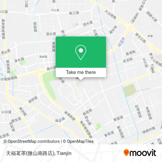 天福茗茶(微山南路店) map