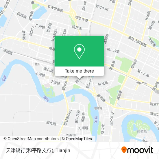 天津银行(和平路支行) map