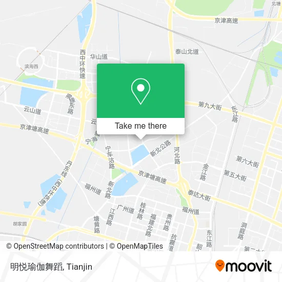 明悦瑜伽舞蹈 map