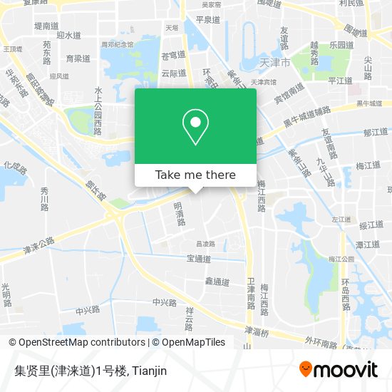 集贤里(津涞道)1号楼 map