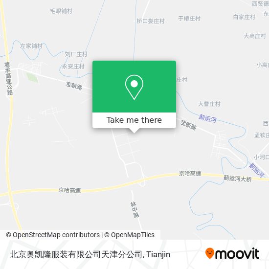 北京奥凯隆服装有限公司天津分公司 map