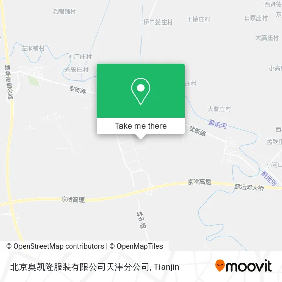 北京奥凯隆服装有限公司天津分公司 map
