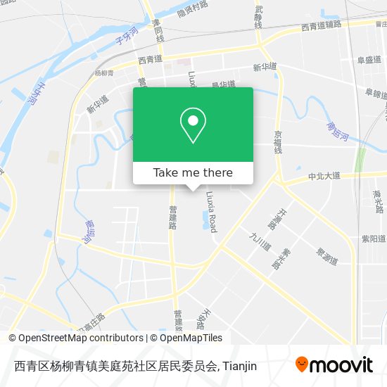 西青区杨柳青镇美庭苑社区居民委员会 map