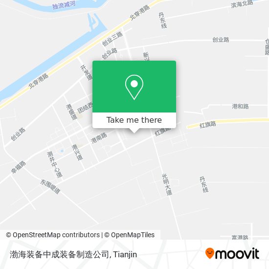 渤海装备中成装备制造公司 map