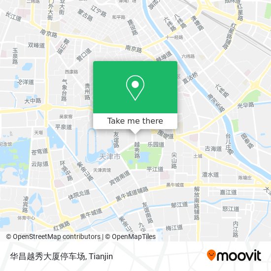 华昌越秀大厦停车场 map