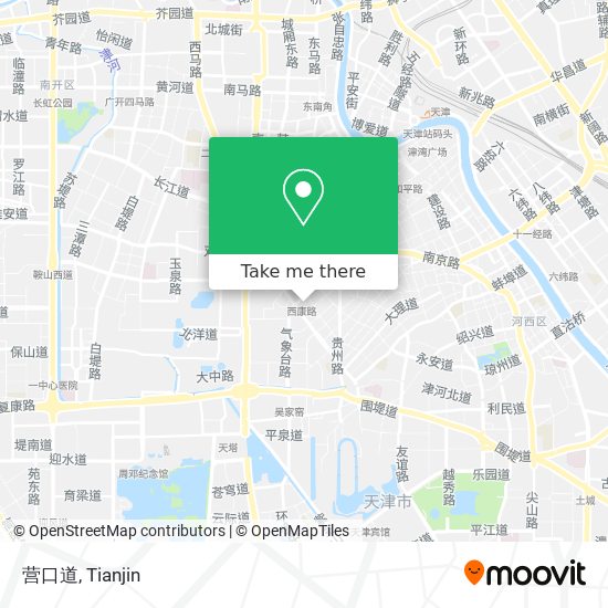 营口道 map