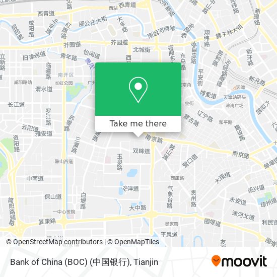 Bank of China (BOC) (中国银行) map