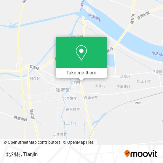 北刘村 map