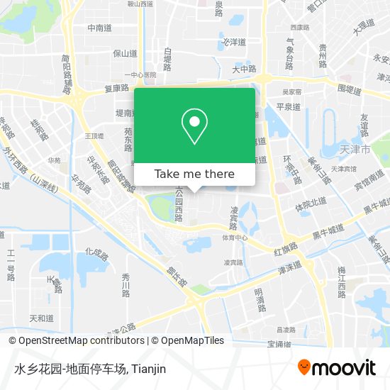 水乡花园-地面停车场 map