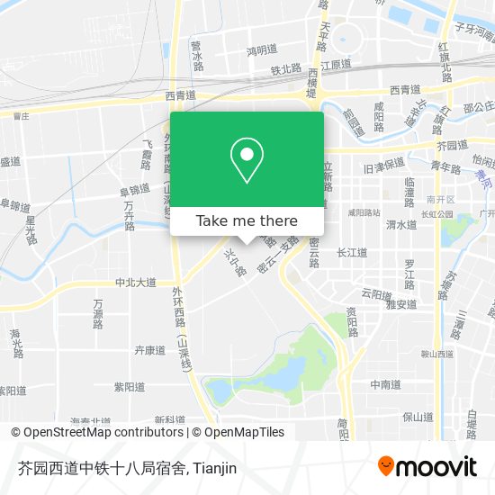 芥园西道中铁十八局宿舍 map