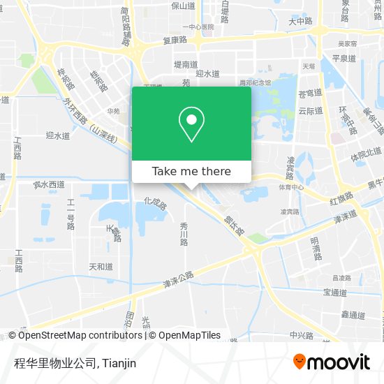 程华里物业公司 map