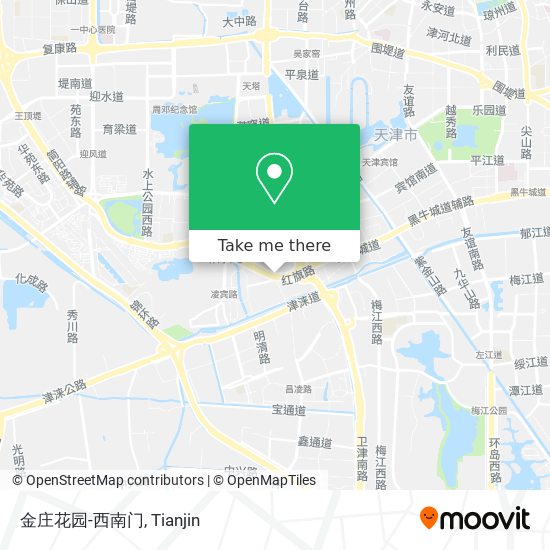 金庄花园-西南门 map