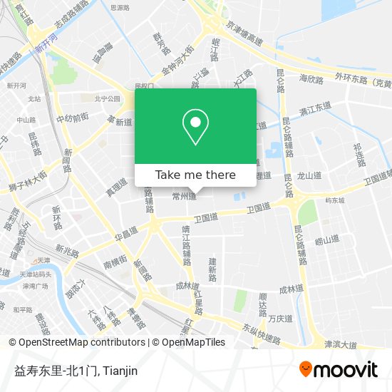 益寿东里-北1门 map