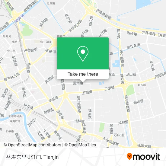 益寿东里-北1门 map