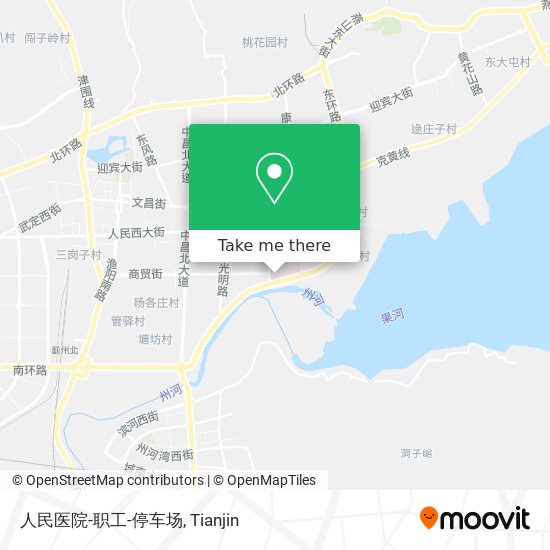 人民医院-职工-停车场 map