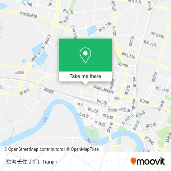 碧海长住-北门 map