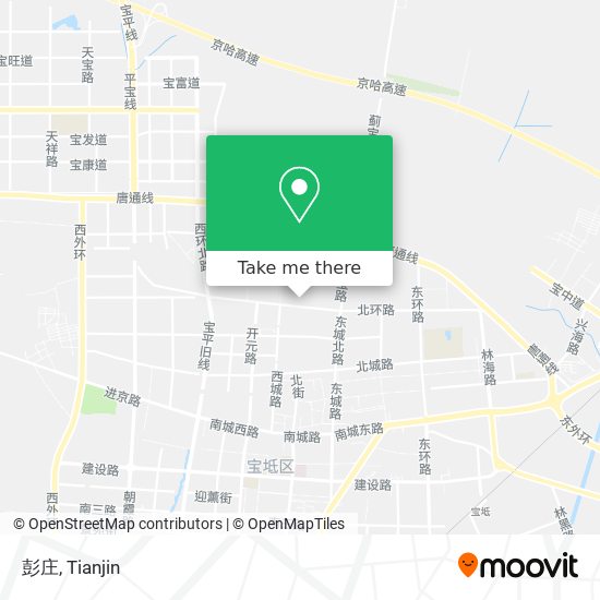 彭庄 map