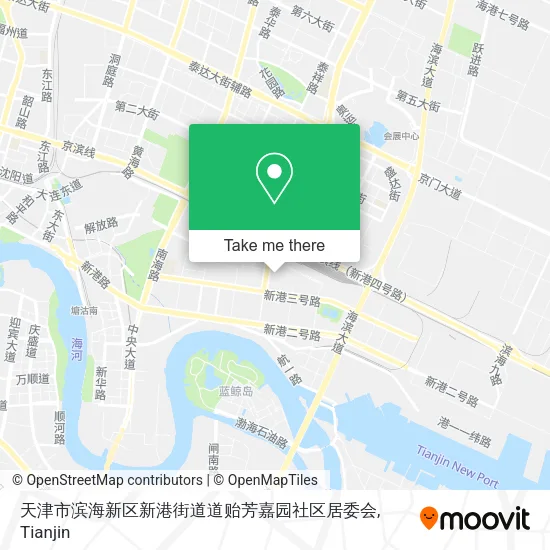 天津市滨海新区新港街道道贻芳嘉园社区居委会 map