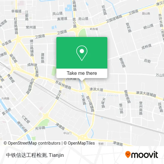 中铁信达工程检测 map