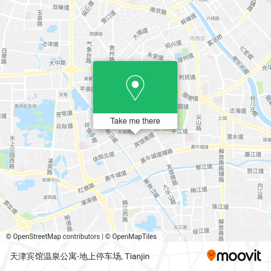 天津宾馆温泉公寓-地上停车场 map