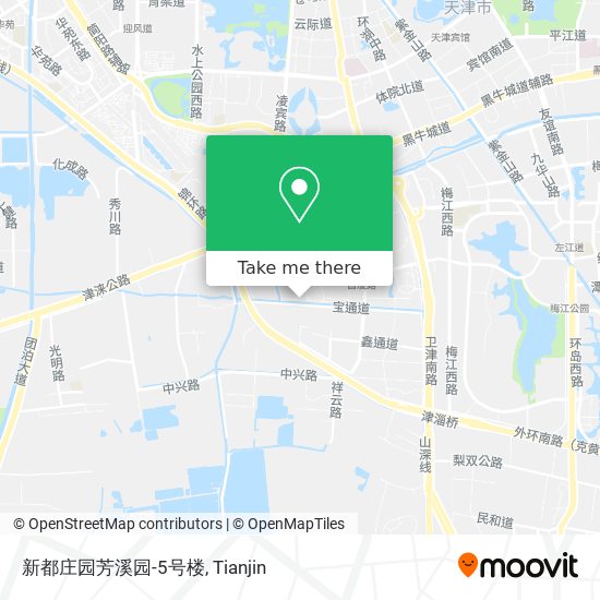新都庄园芳溪园-5号楼 map