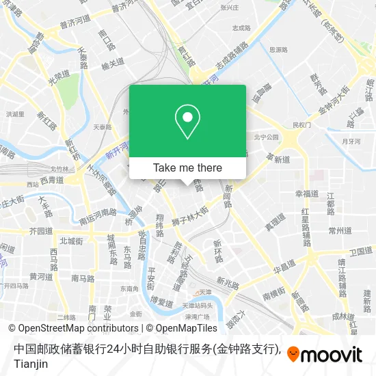中国邮政储蓄银行24小时自助银行服务(金钟路支行) map