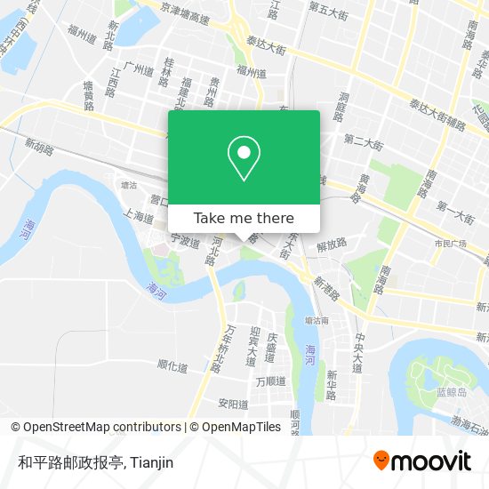 和平路邮政报亭 map
