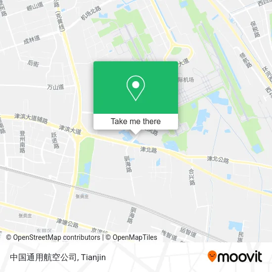 中国通用航空公司 map
