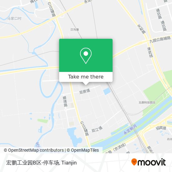 宏鹏工业园B区-停车场 map