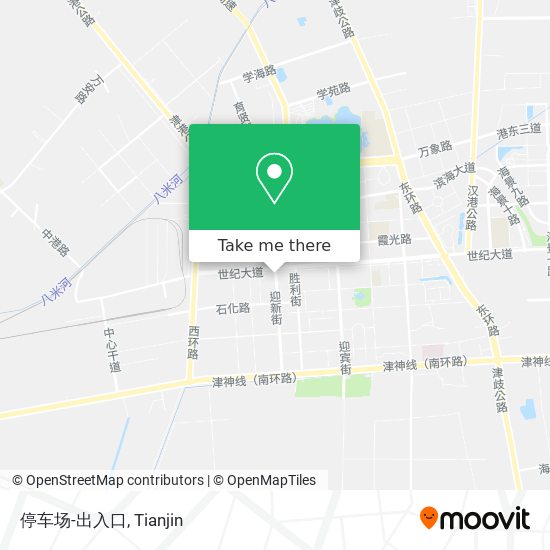 停车场-出入口 map