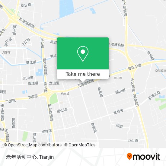 老年活动中心 map